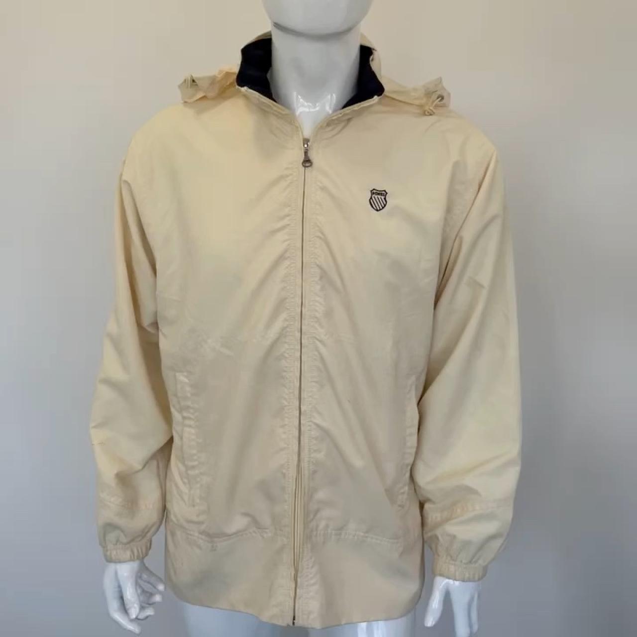 KSwiss Light Yellow Jacket Size UK16/XL... Depop
