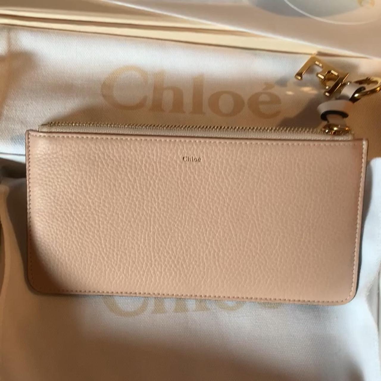 Like New Authentic Chloe Alphabet Flat Wallet In Depop