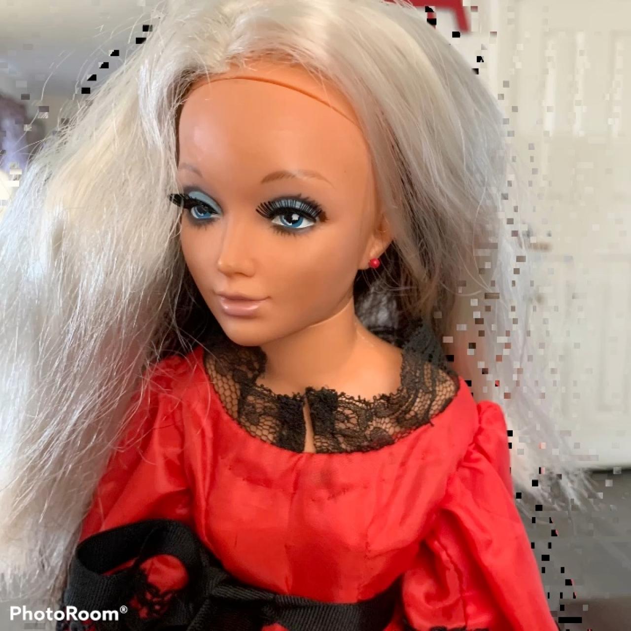 Vintage 1973 Tiffany Taylor Doll 18” Tall Ideal Hair Depop