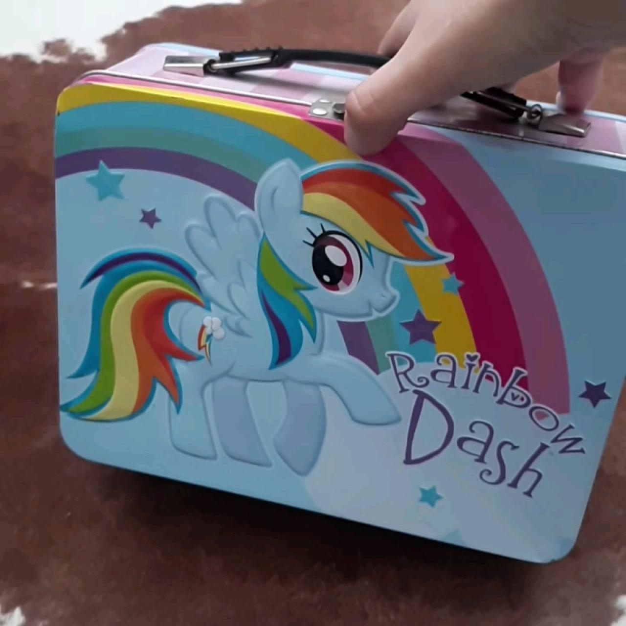 MLP Metal Lunch Box - from 2014. Rainbow Dash, - Depop