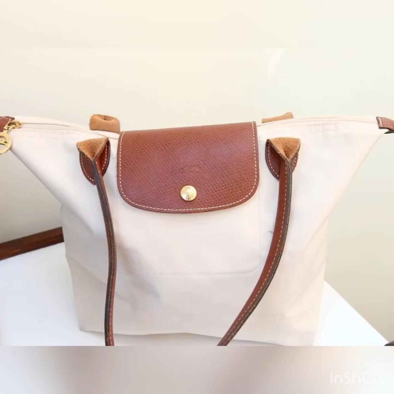 longchamp cream bag