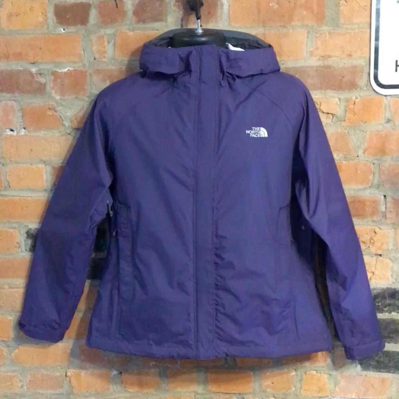 North Face Purple Rain Jacket Coat Size: Women’s... - Depop