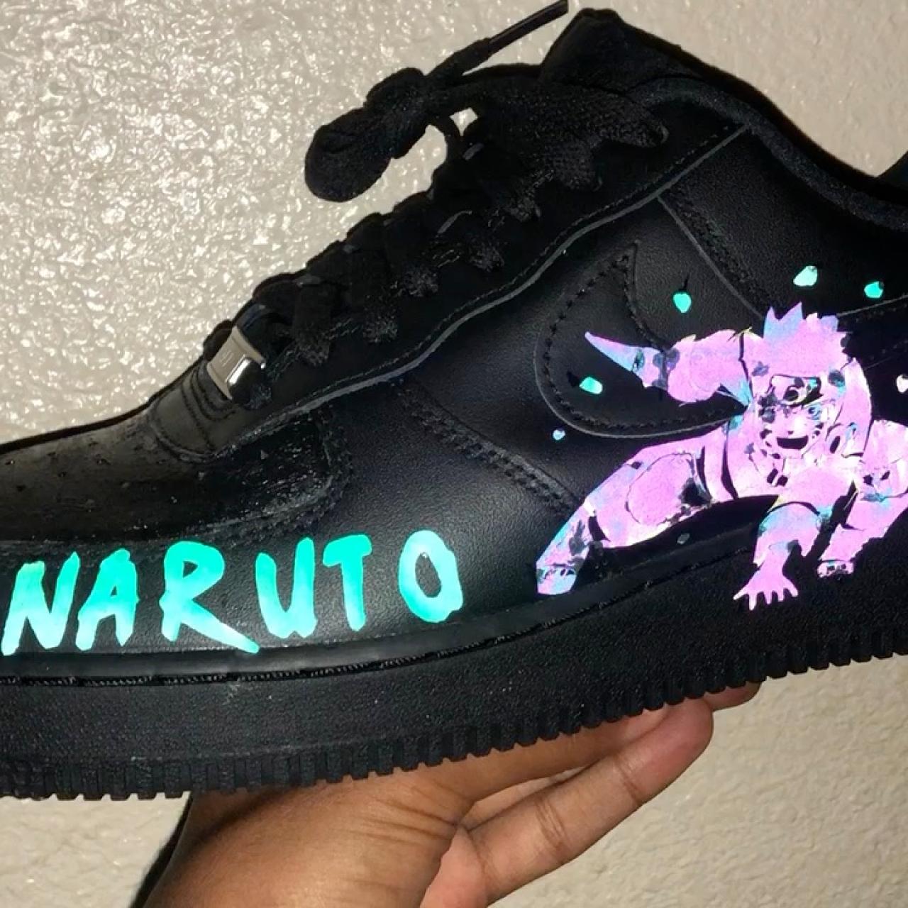 naruto black air forces