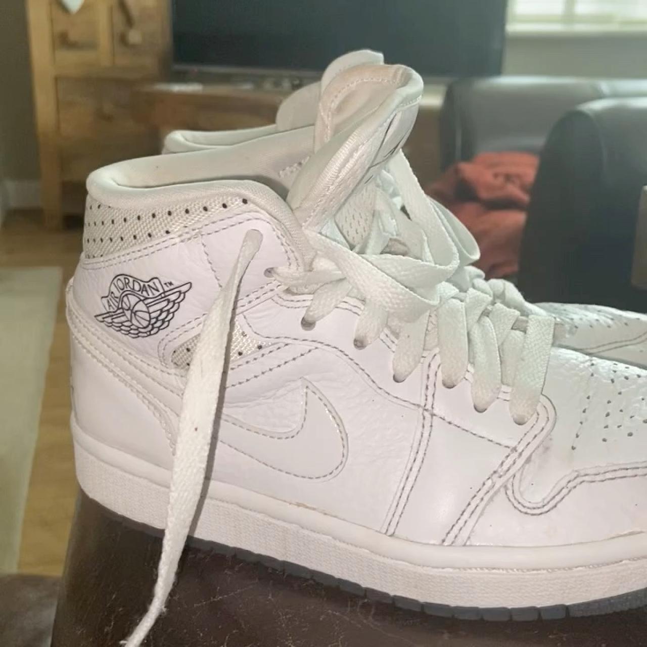 Jordan Nike Mid White Trainers Still In Great Depop