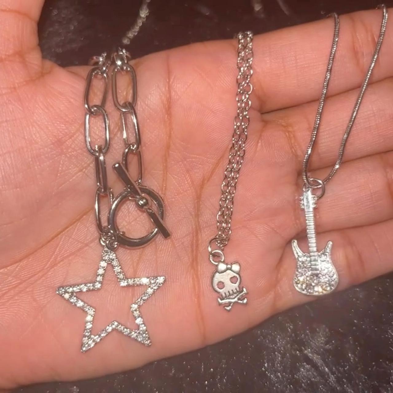 Rockstar necklace bundle ‧₊˚ ☠️⋅* ‧₊ ‧₊˚ ⋅*... Depop