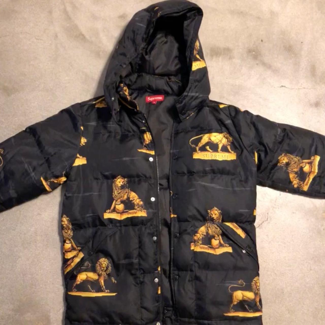 SUPREME LION PUFF FALL JACKET SS15. VERY VERY RARE | Depop