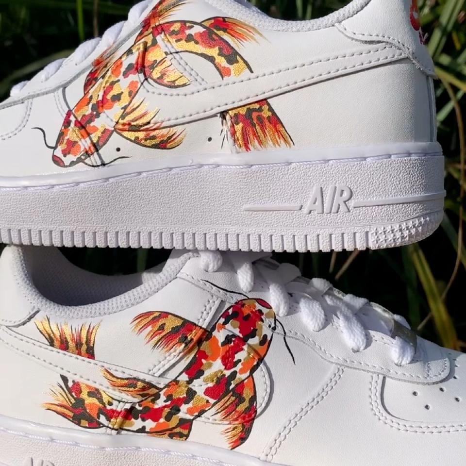 Nike air force 1 koi outlet fish