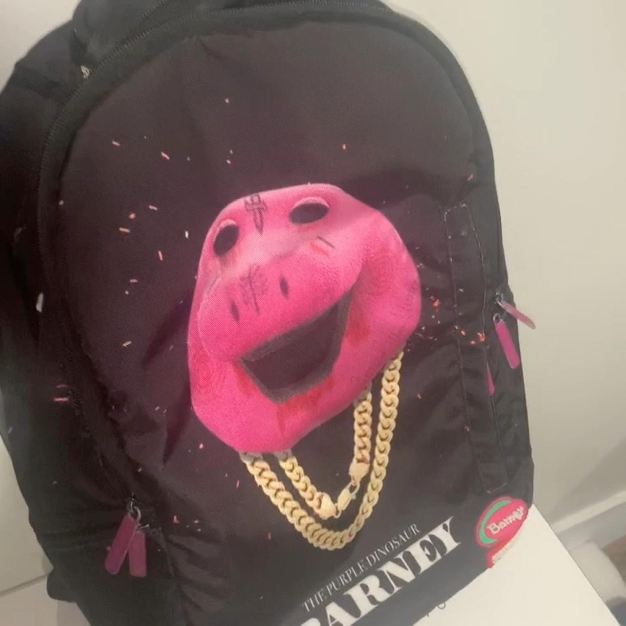sprayground barney backpack
