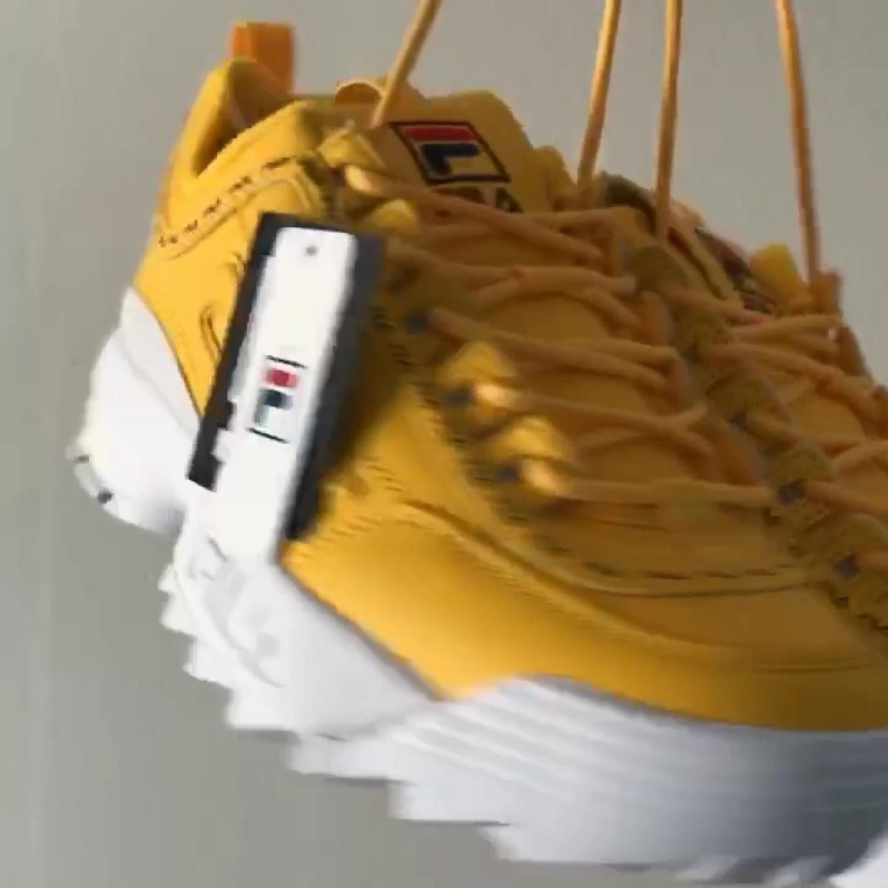 fila disruptor 2 yellow mens