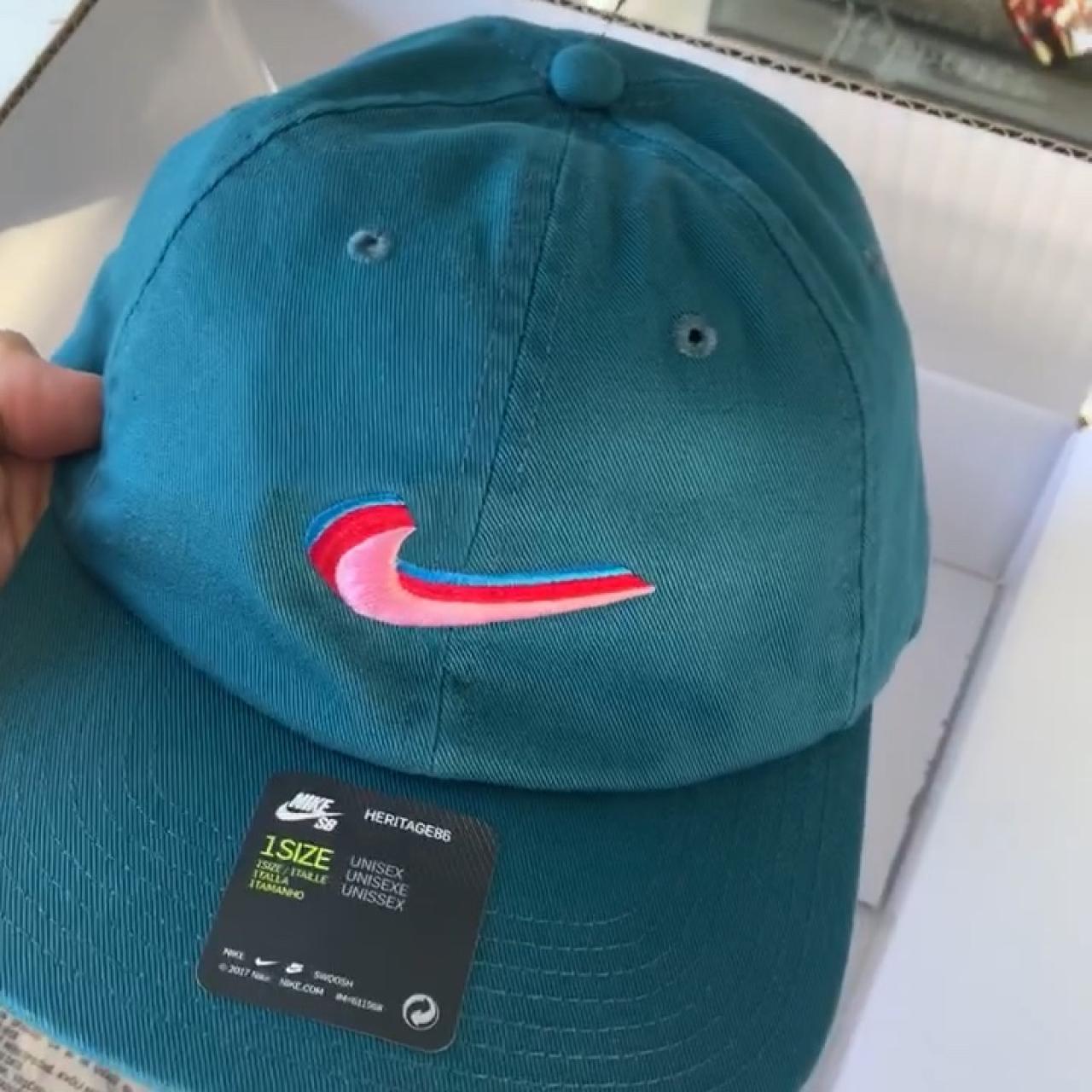 nike x parra cap forest green