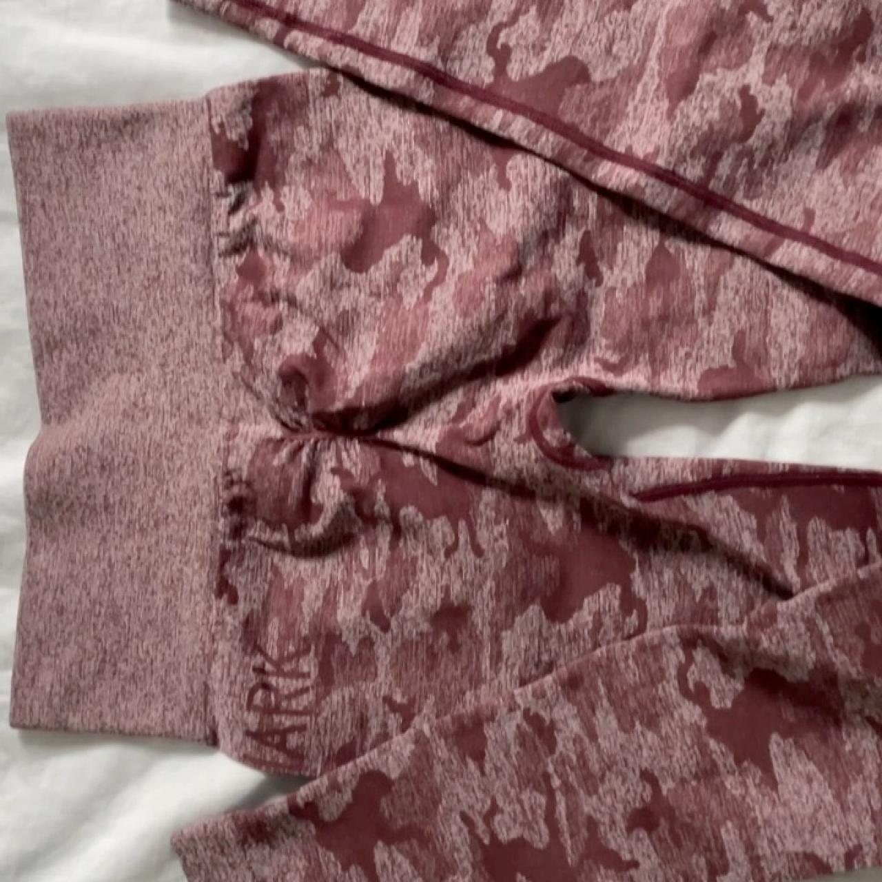 Gymshark Camo Seamless Leggings | Berry 