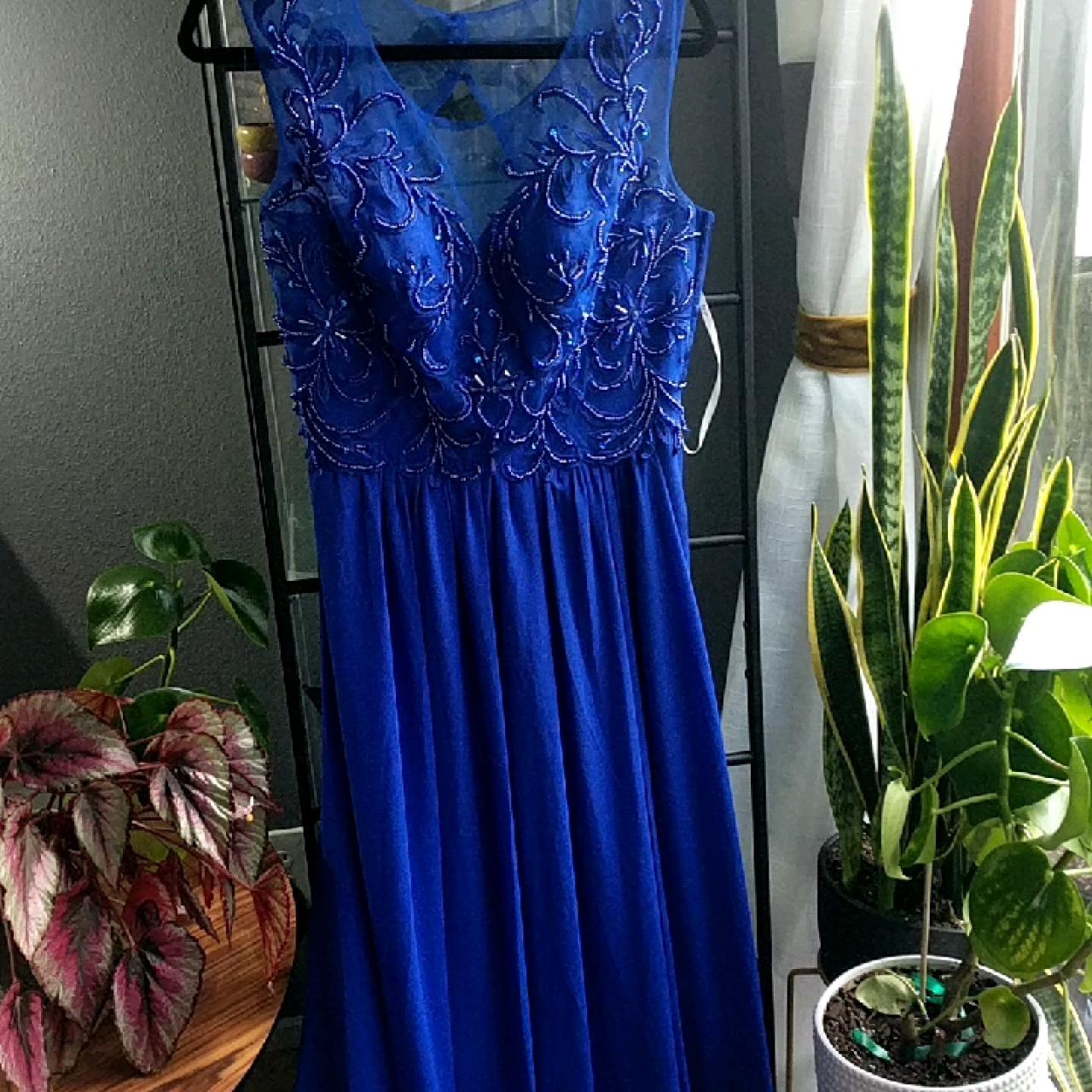 vintage-prom-dress-with-a-mesh-sweetheart-depop