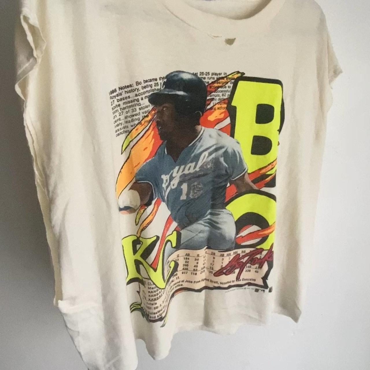 Vintage 90s Salem Sportswear Bo Jackson Royals T Shirt M