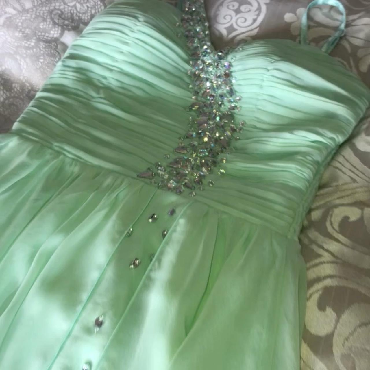 Mint green dress from Quiz, size 8 