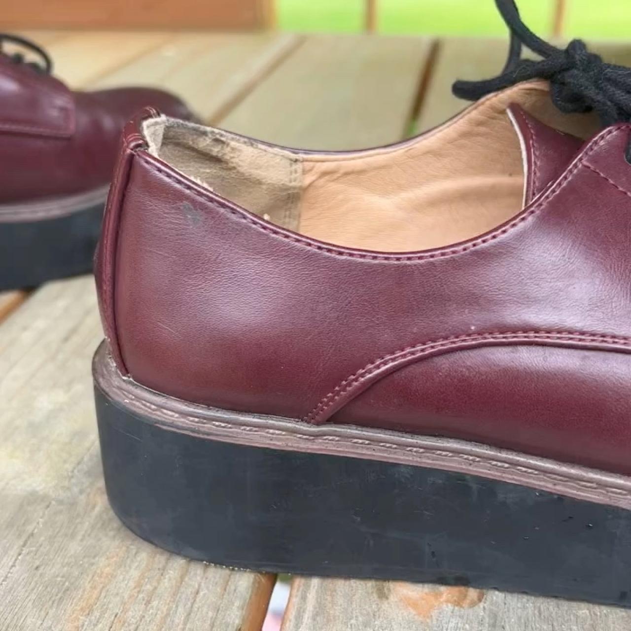 Madden Girl written lace up oxford leather platform... Depop