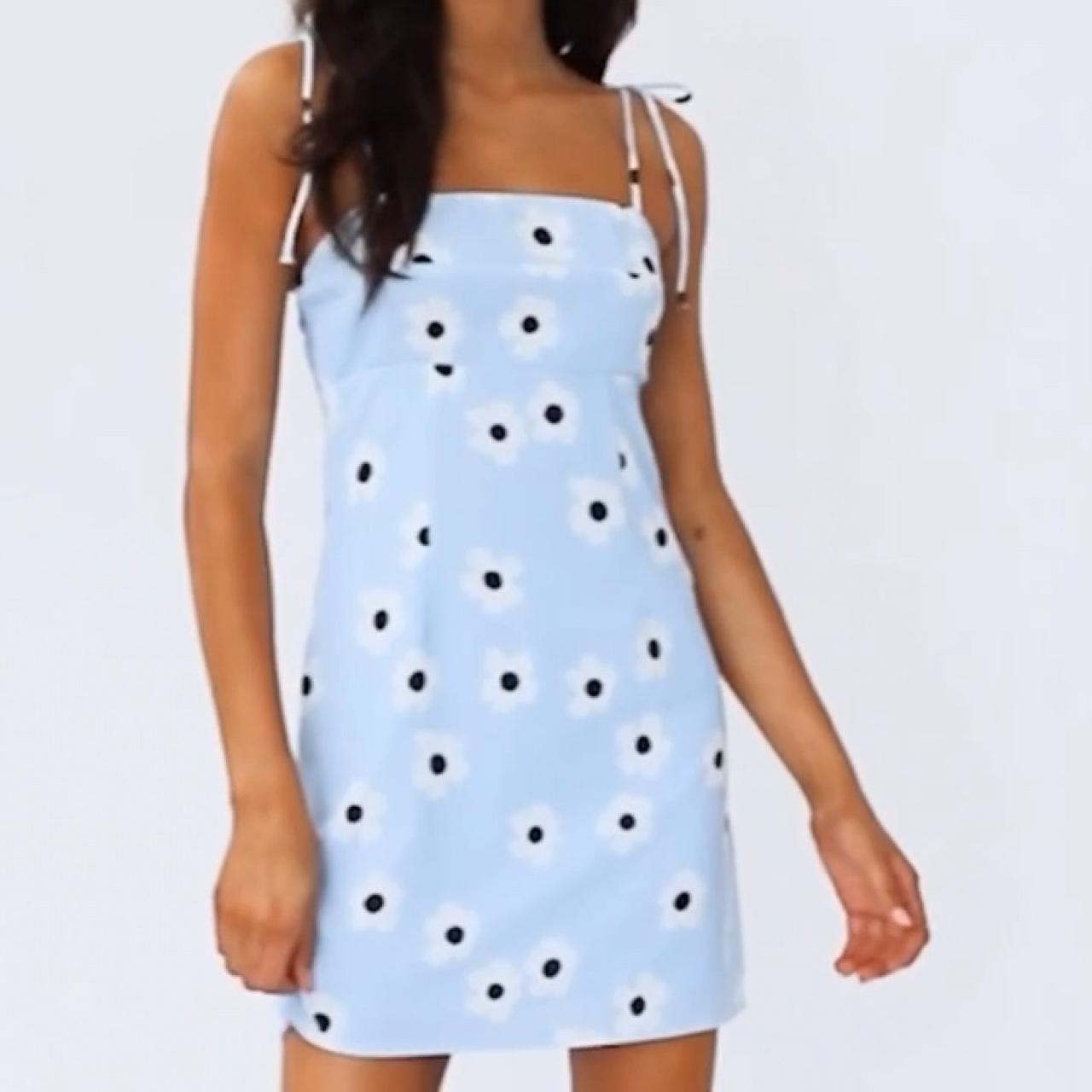 blue flower dress princess polly
