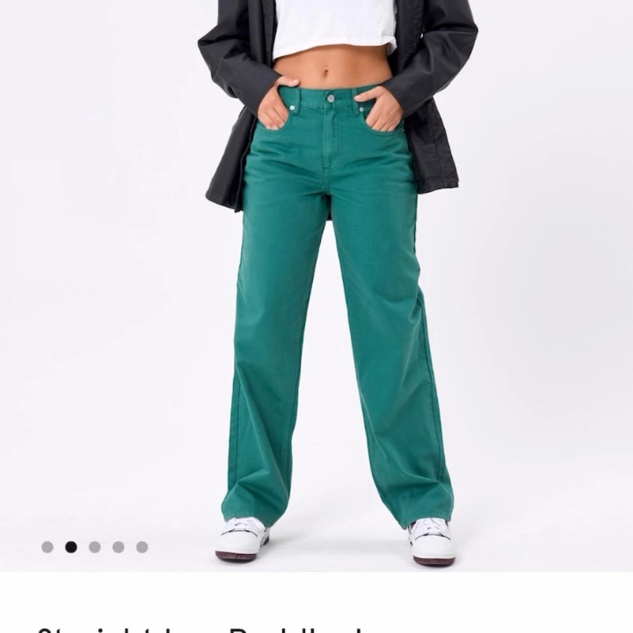 🐸 GLASSONS GREEN JEANS 🐸 Glassons green “Mid-rise... | Depop