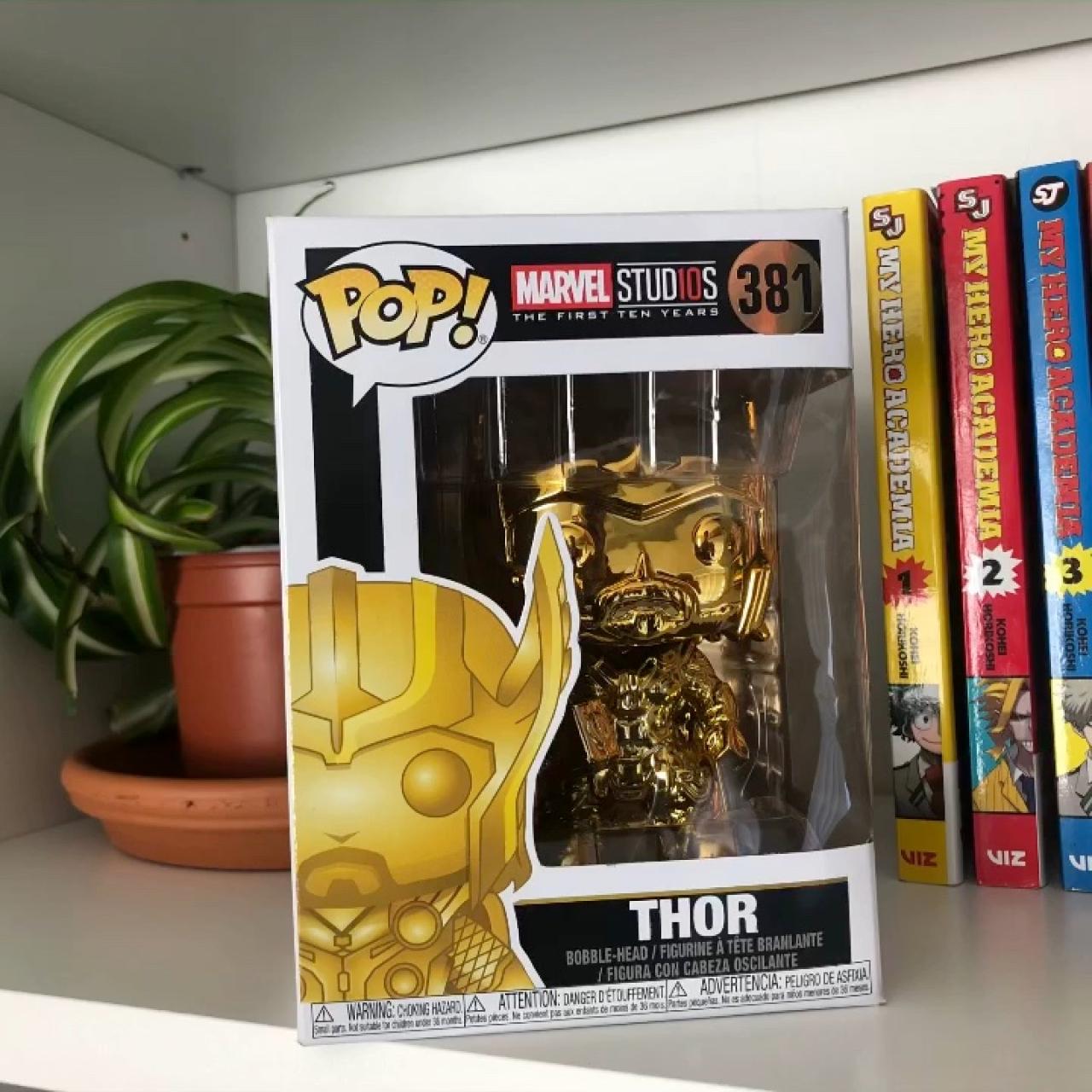 HOT 381 Thor Thor Gold Pop Gold Thor 381 Marvel Pop In Depop