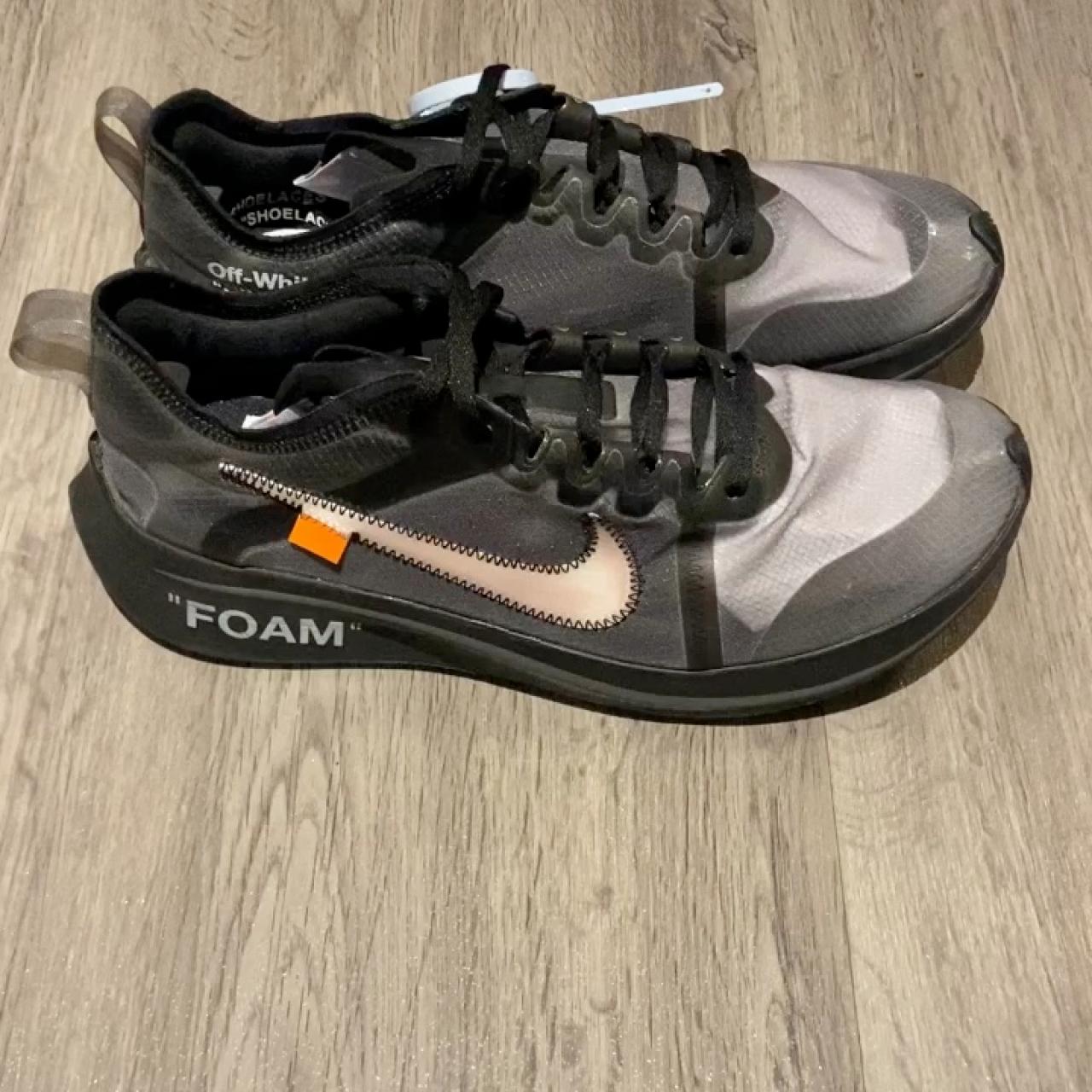 Nike Off White Zoom Fly - Black - UK9 - Size: UK9 -... - Depop