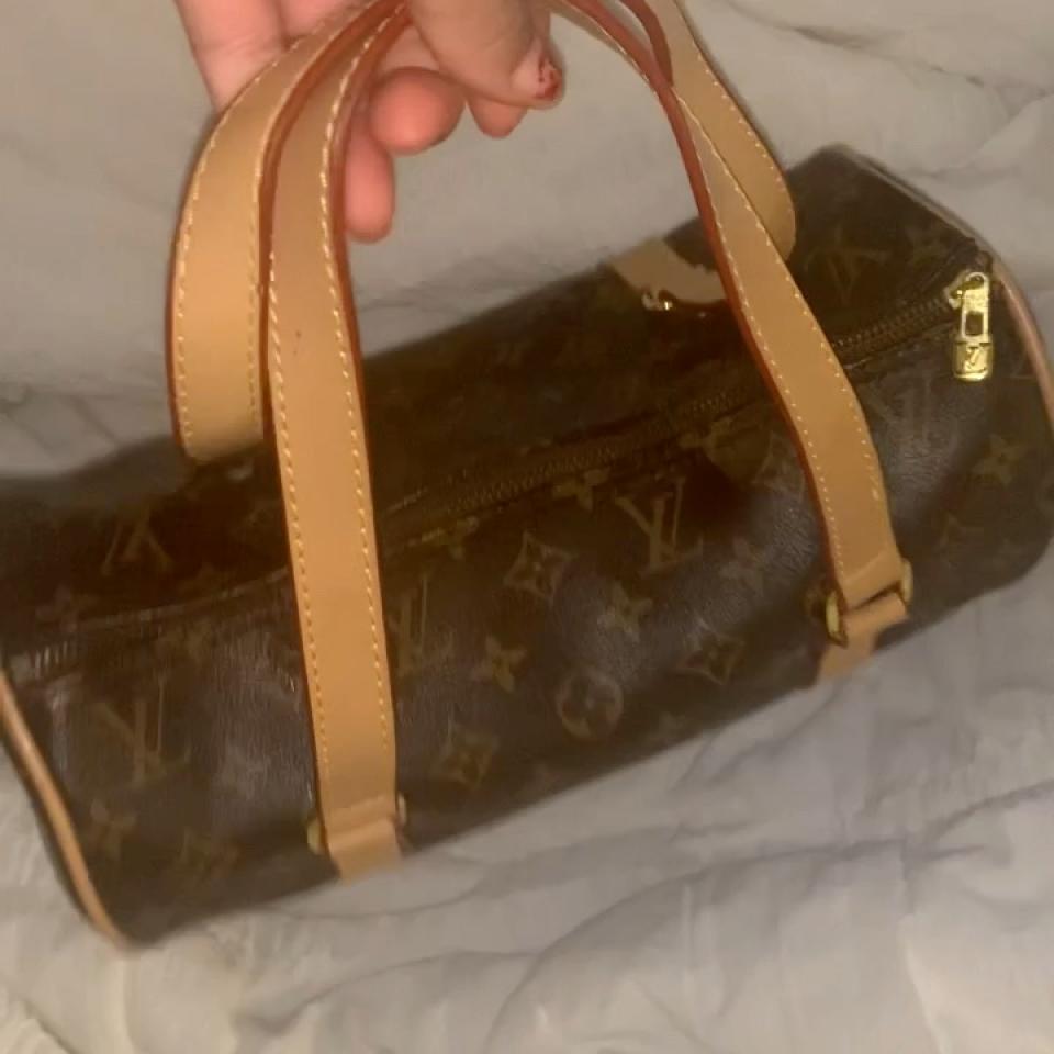 Louis Vuitton Brown Monogram Papillon Shoulder - Depop