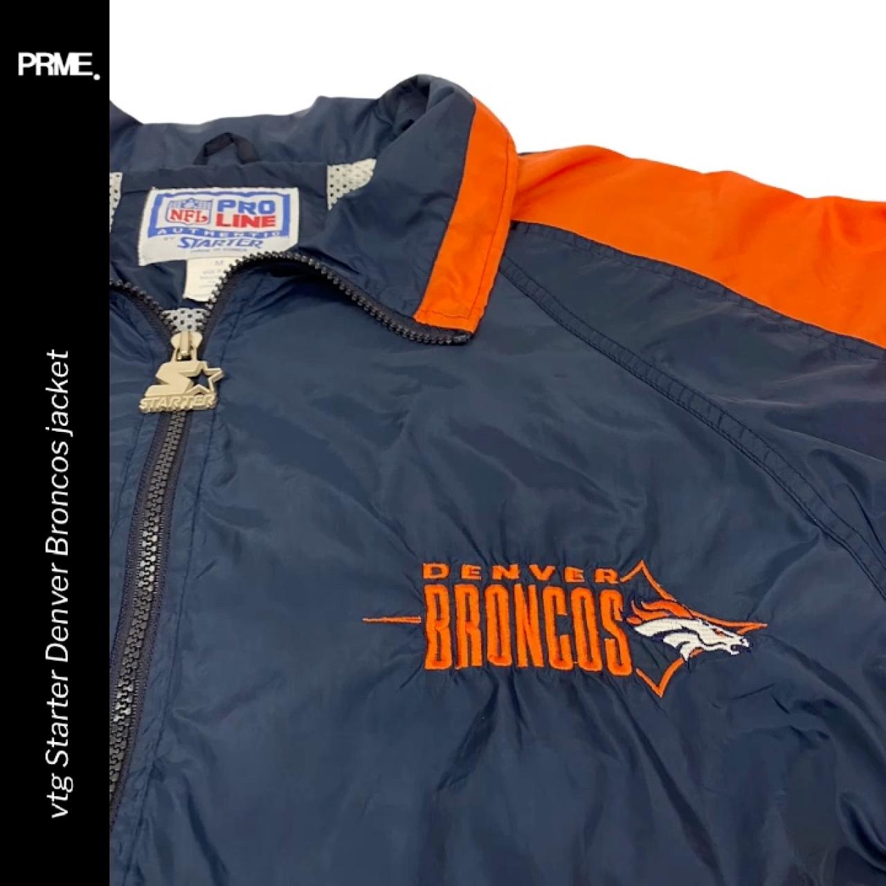 VINTAGE DENVER BRONCOS STARTER JACKET Super light, - Depop