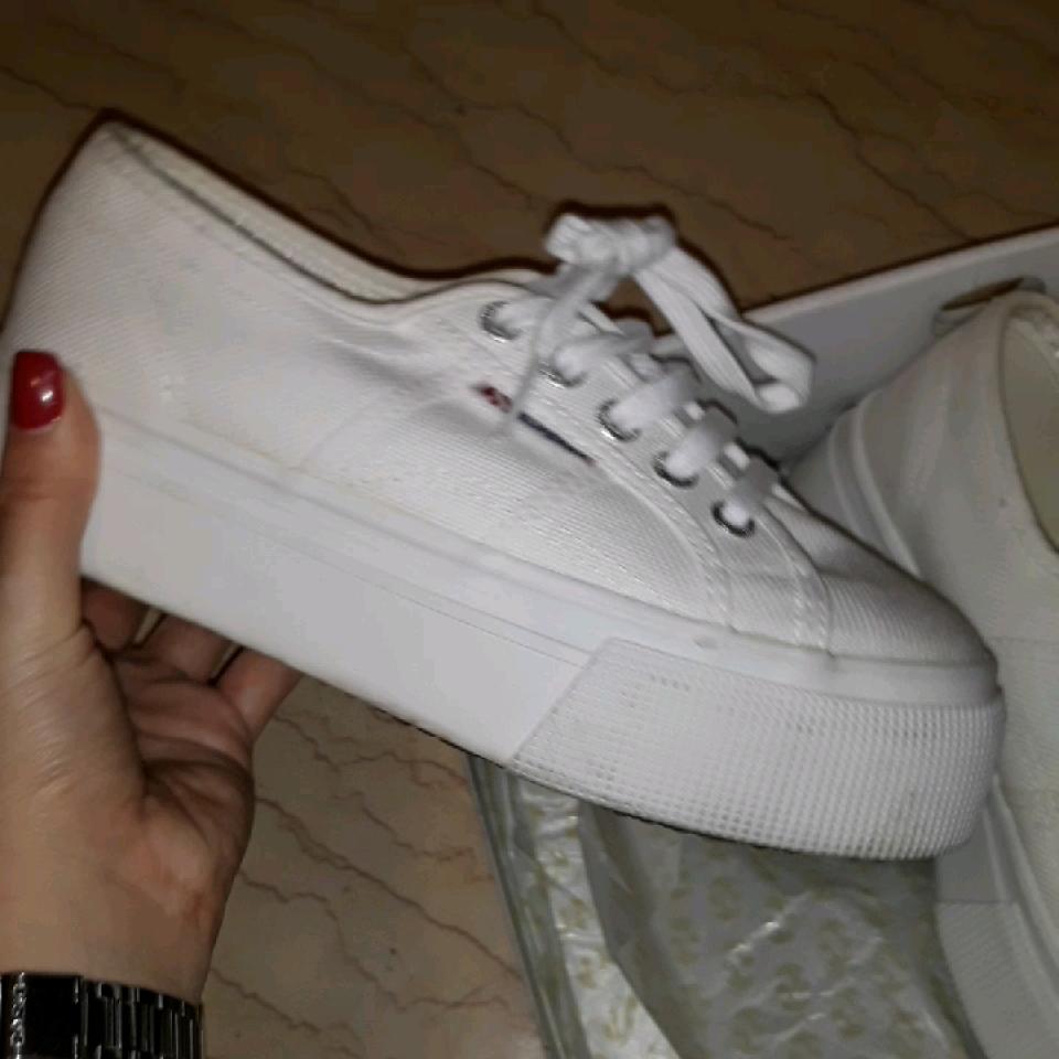 superga platform grigie
