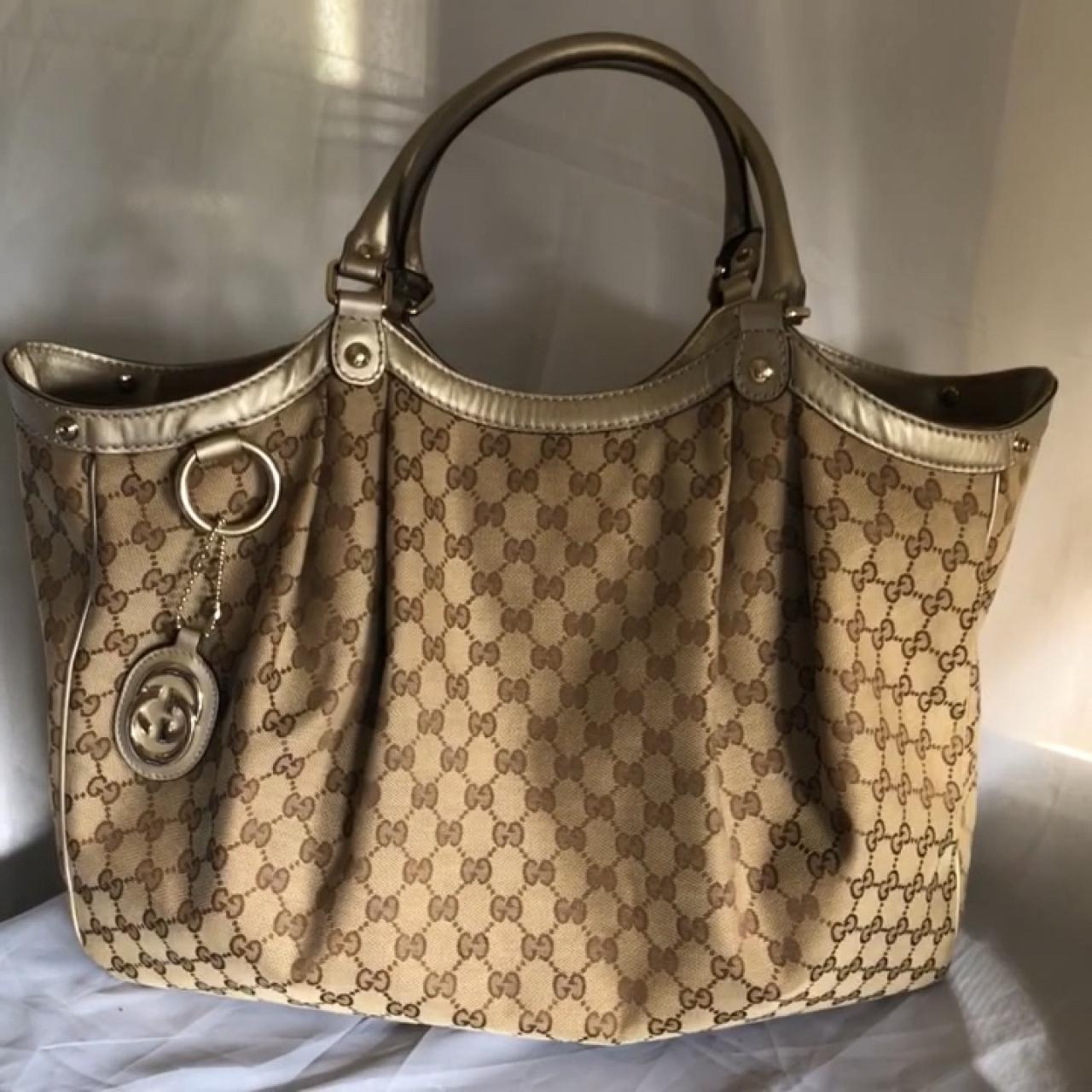 white gucci side bag