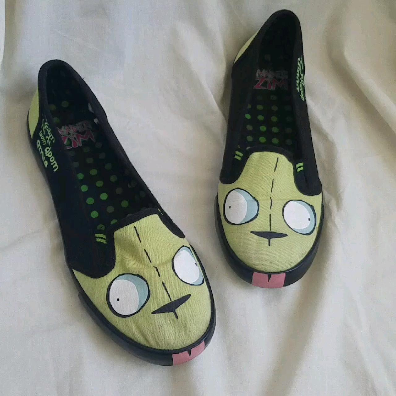 Y2K Invader Zim Shoes!!! Y2K early 2000s vintage... Depop