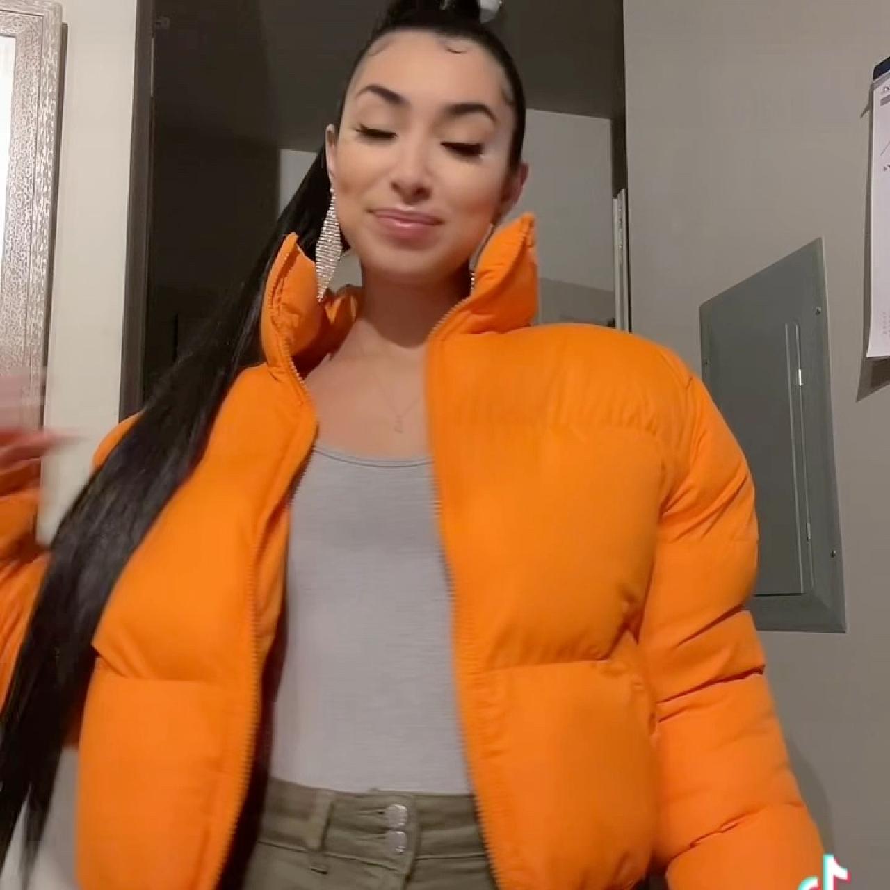 People Women's Orange Jacket | Depop