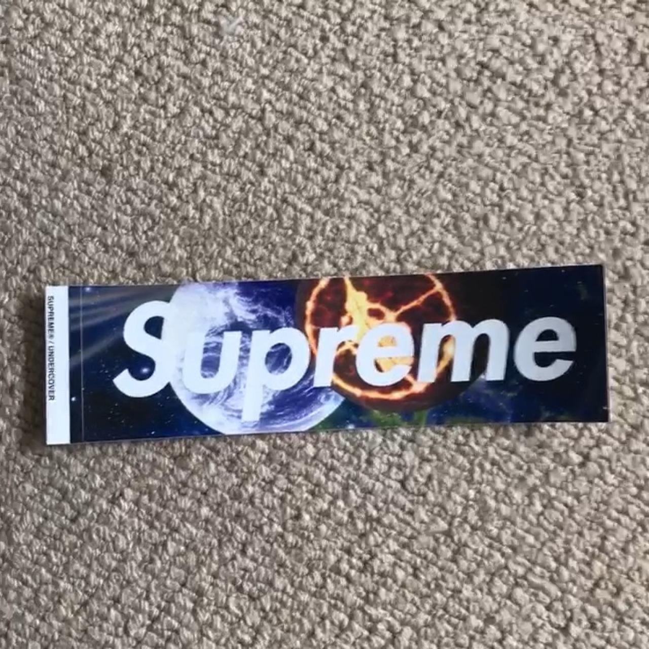 Supreme x outlet undercover sticker