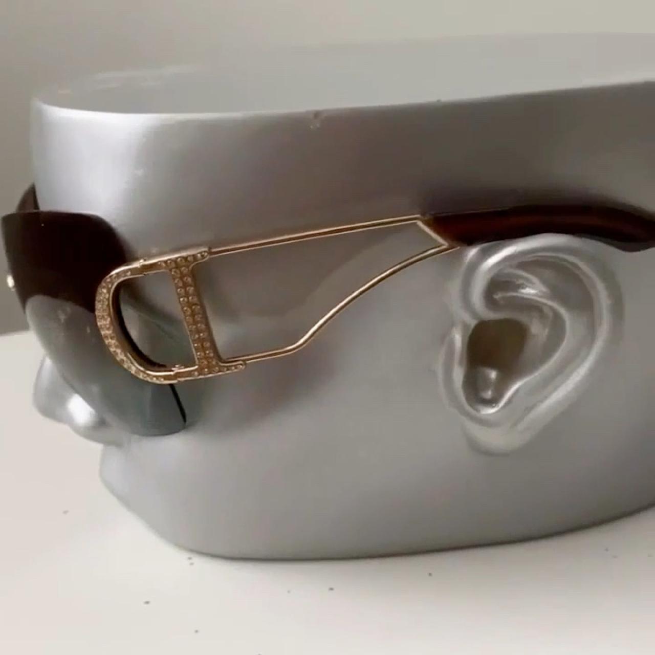 Dior Gold Diorly 1 Sunglasses DIOR EYEWEAR Fildior S1U oversized square-frame gold-tone  main image 2