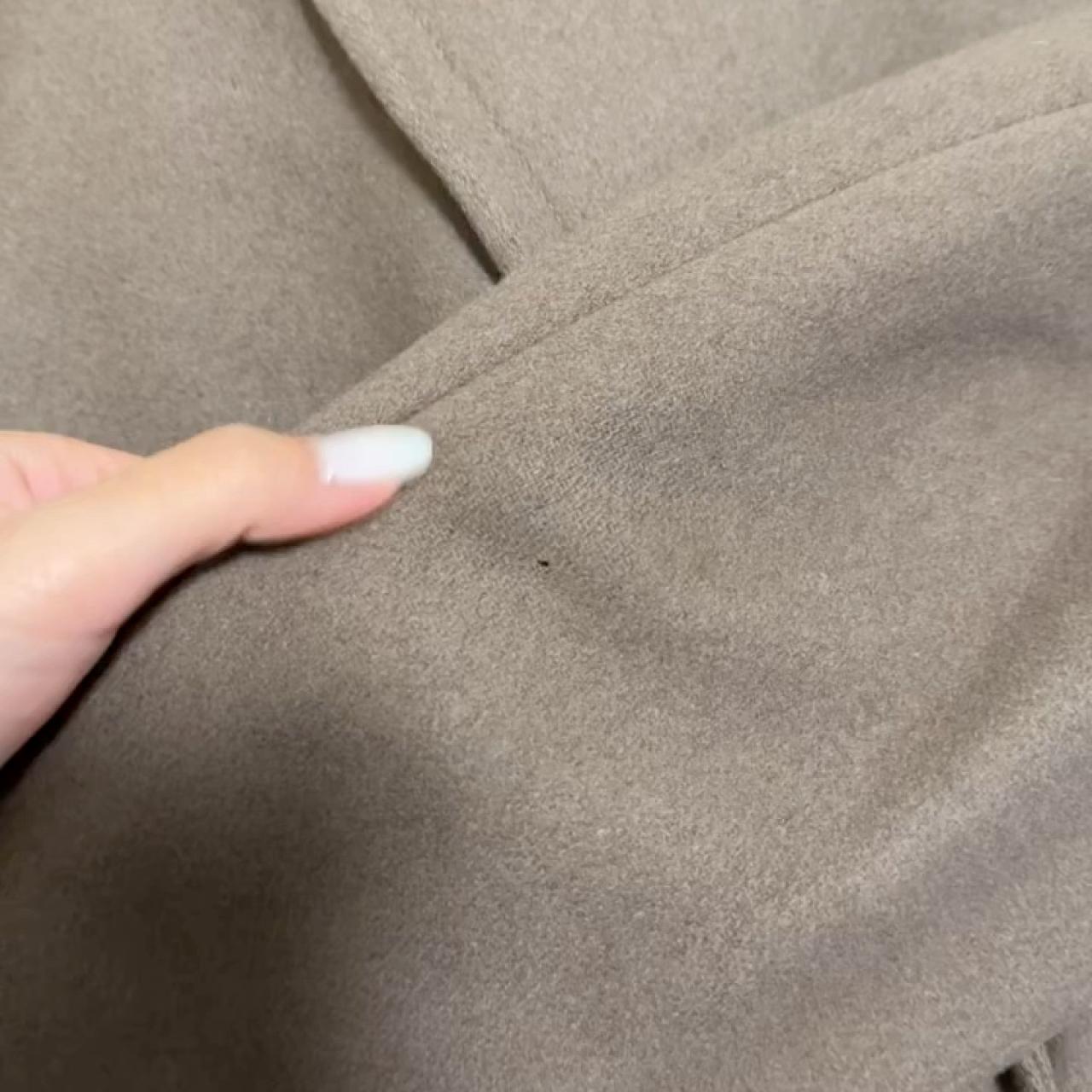 Vintage Brown Acrylic Coat Women (M)