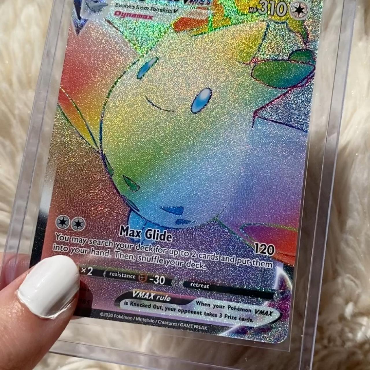 Togekiss Vmax secret rare/rainbow Pokmon card, near... | Depop