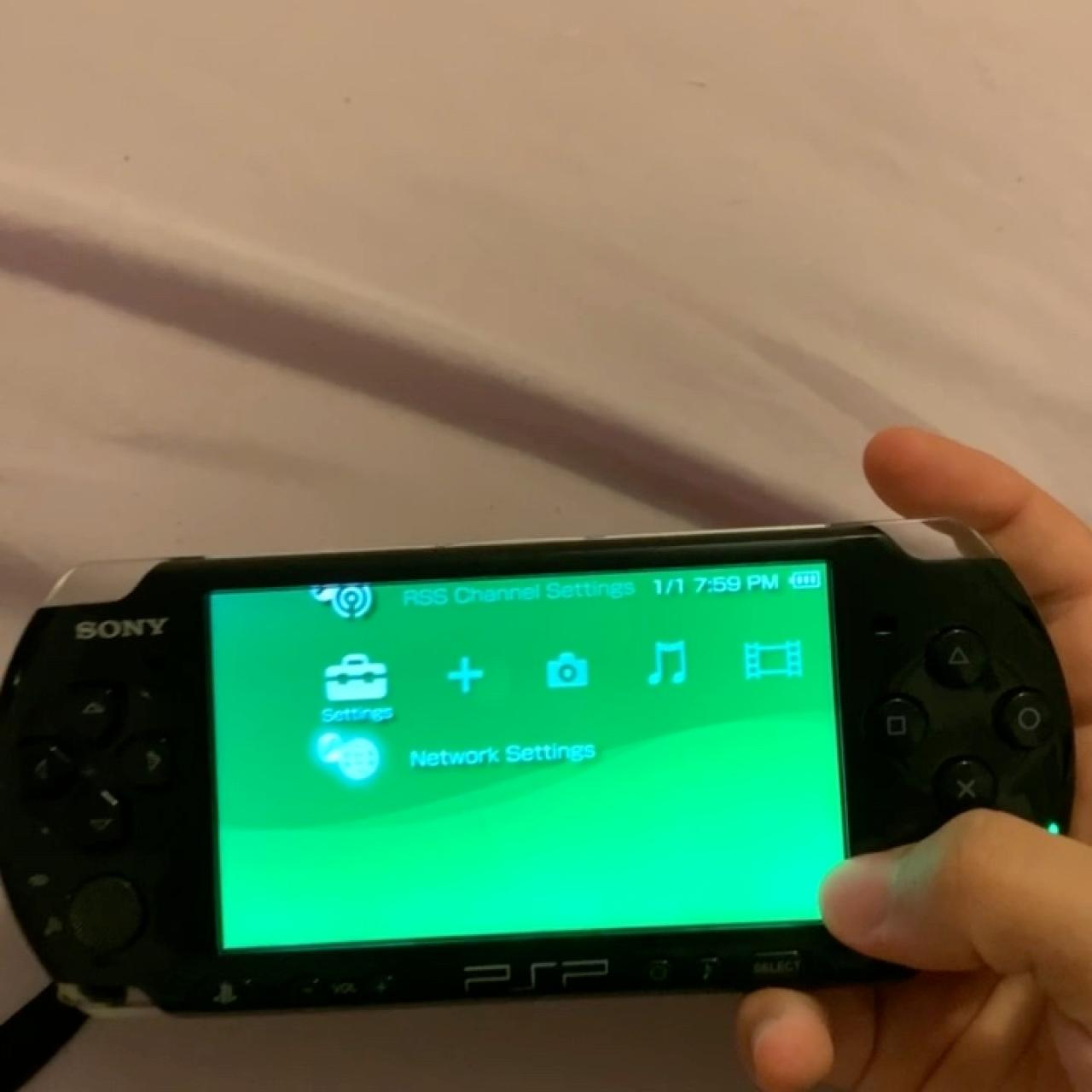 SOLD! psp 3000 home menu tour!!!!! **do not buy!... Depop