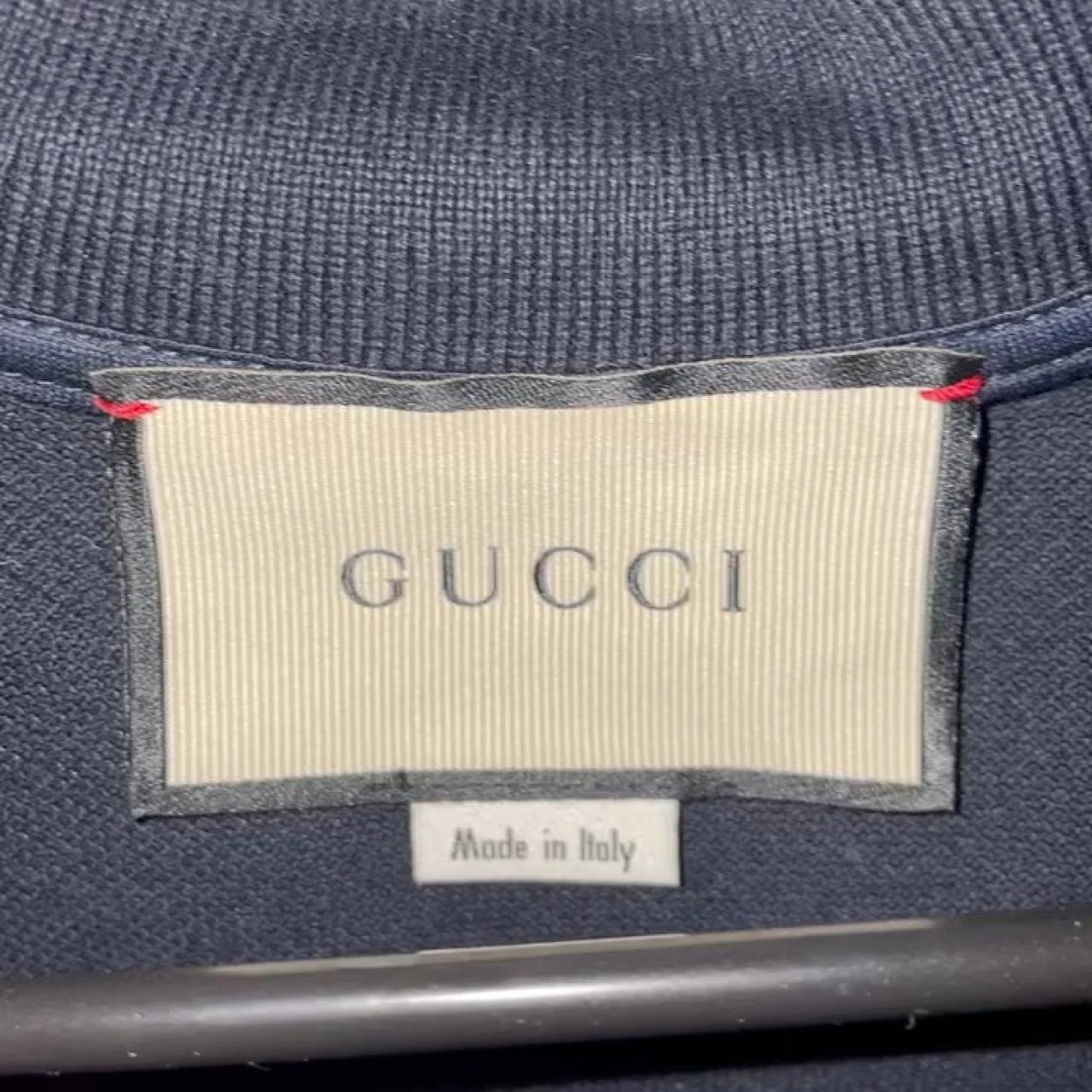 Gucci Bee Collar Polo Shirt 100% Authentic Size... - Depop