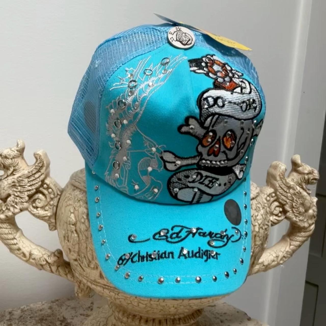 Ed hardy cap ? Ed Hardy trucker hat Ed Hardy skull... | Depop display picture 2
