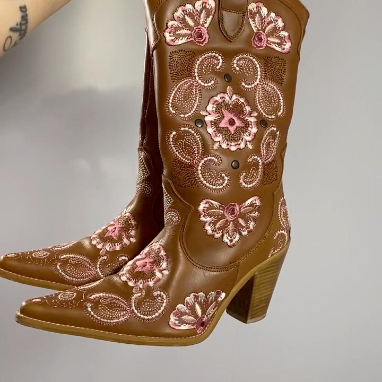 karen millen cowboy boots