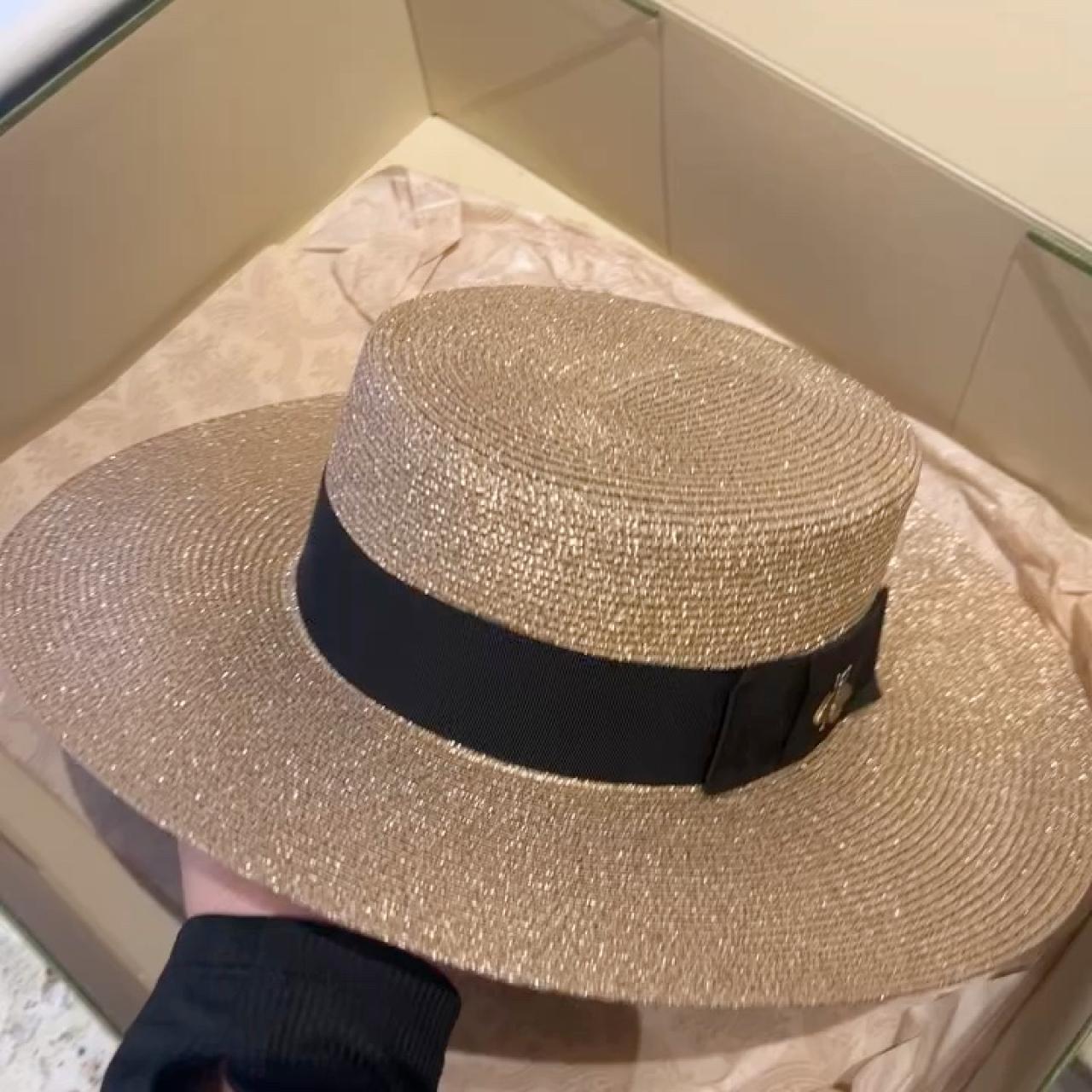 Gucci fashion lame papier hat