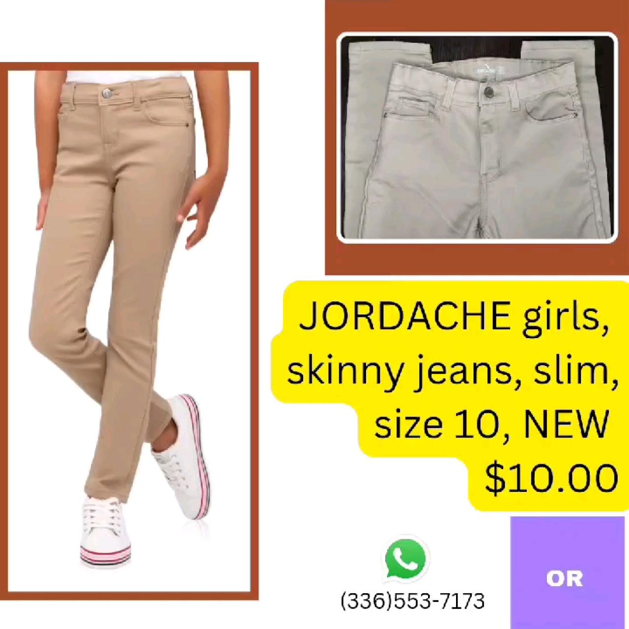 Jordache Kids Size 8 Skinny Jeans Blue