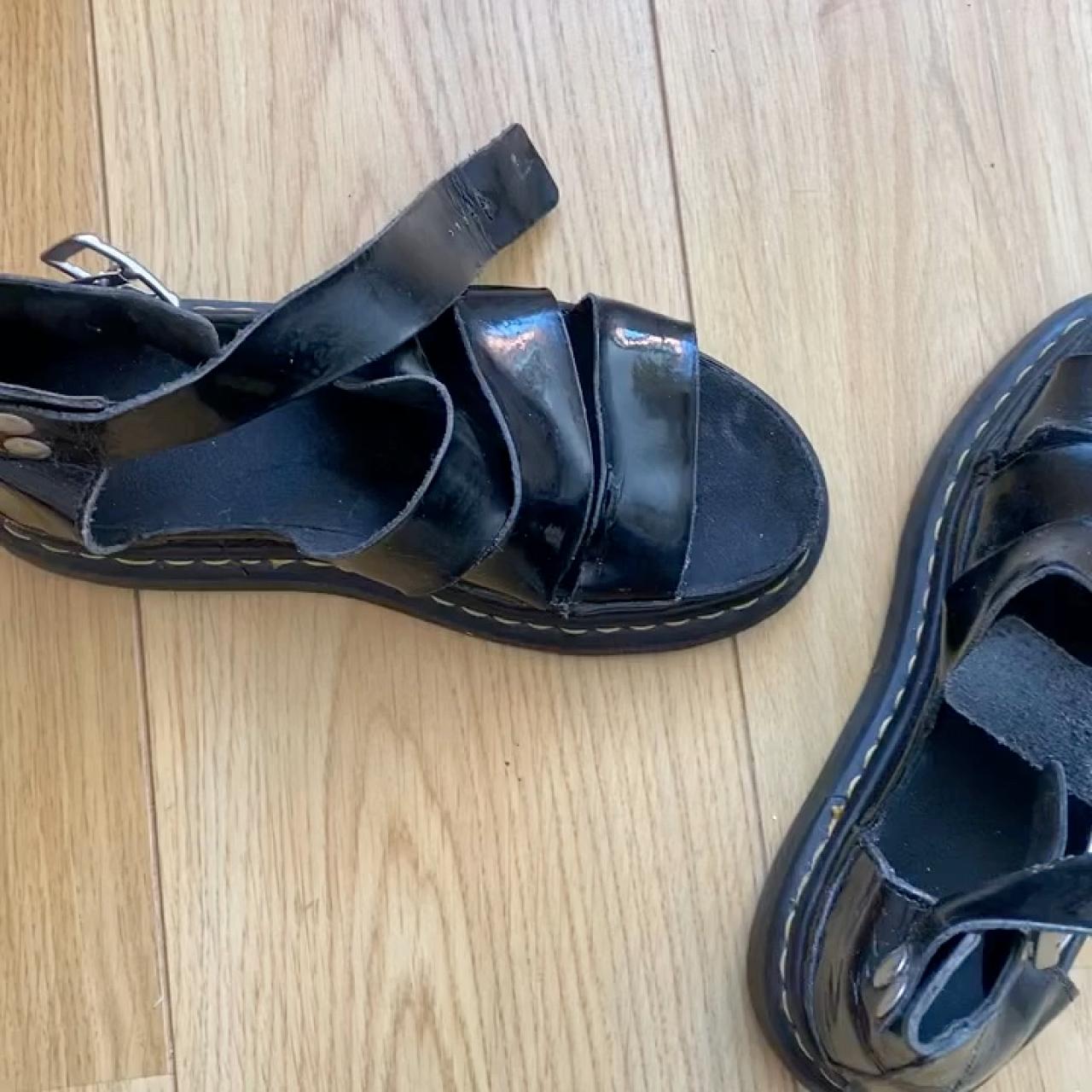 Clarissa doc marten sandals in patent Size 7 /... Depop