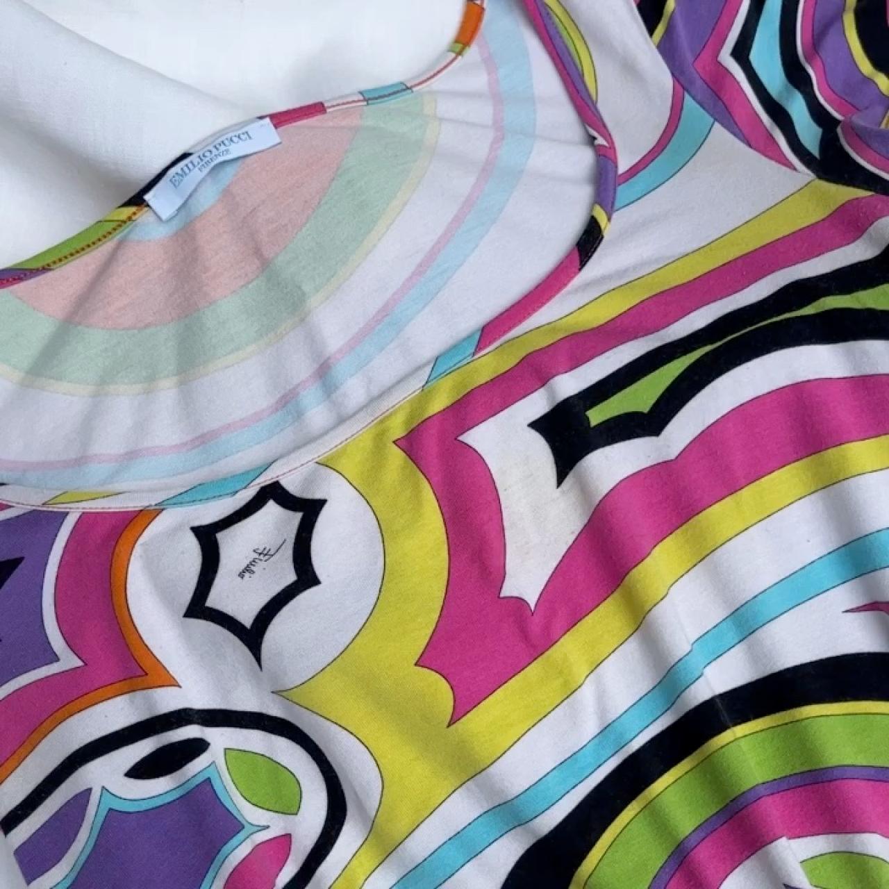 Emilio Pucci Women's multi T-shirt | Depop