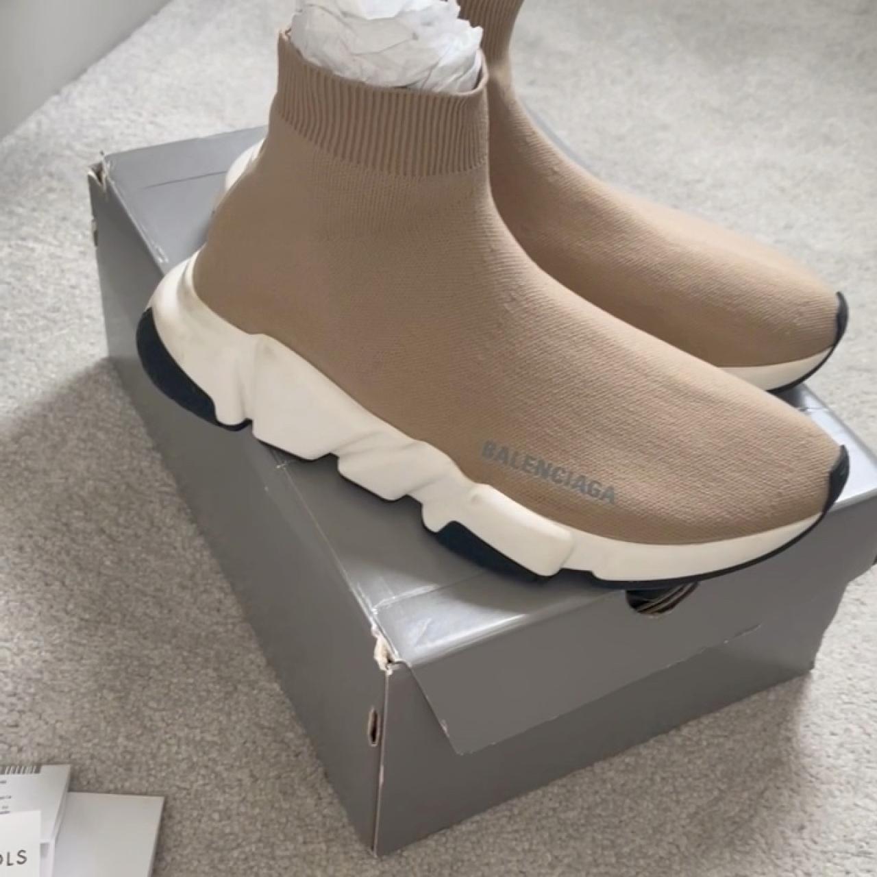 tan balenciaga runners
