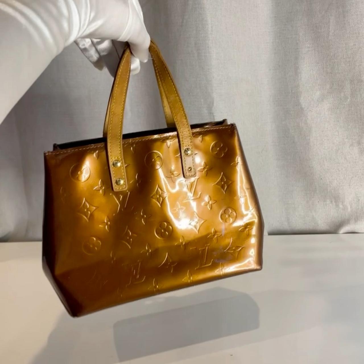Metallic Louis Vuitton Bag Vintage y2k Vernis... Depop
