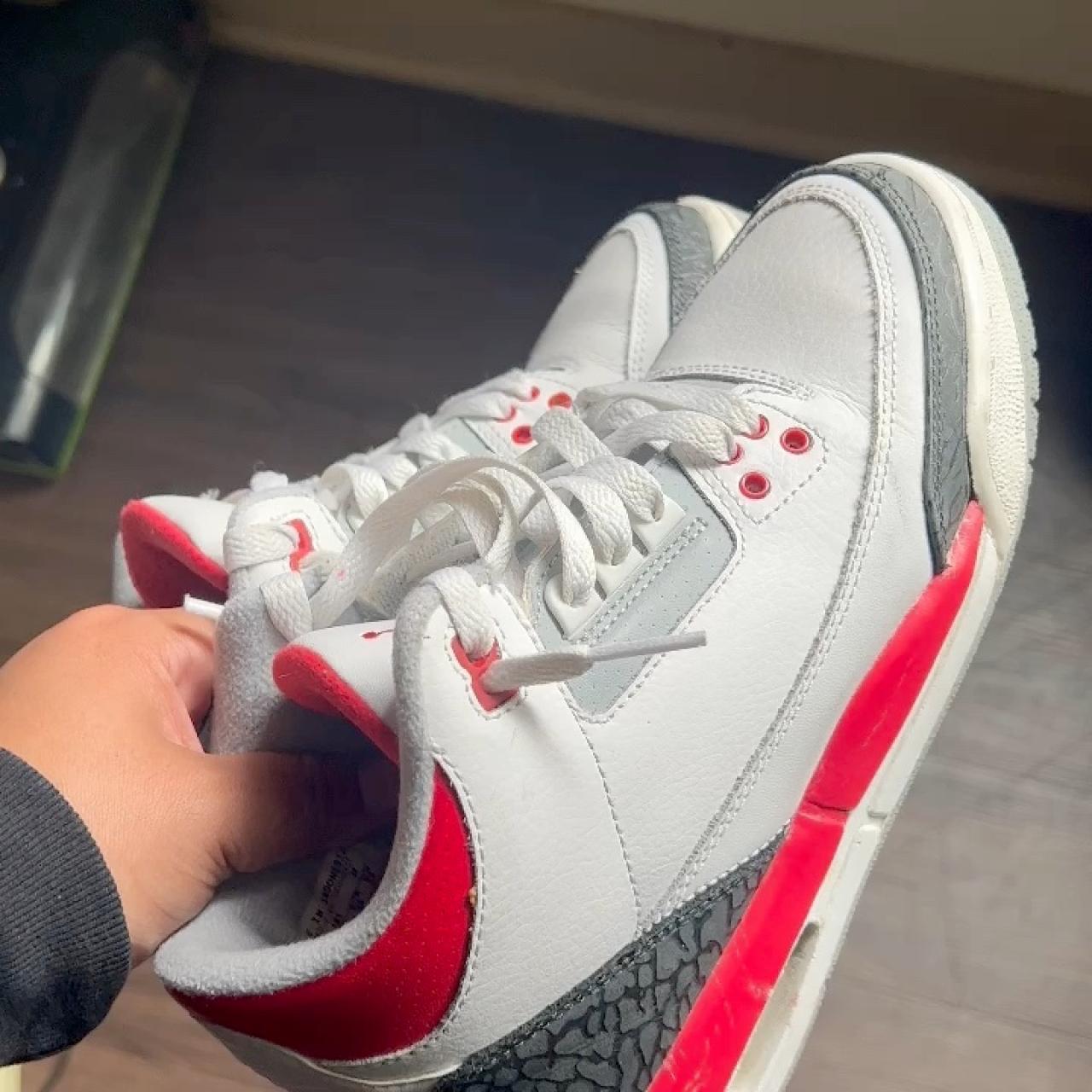 jordan shoes red and white