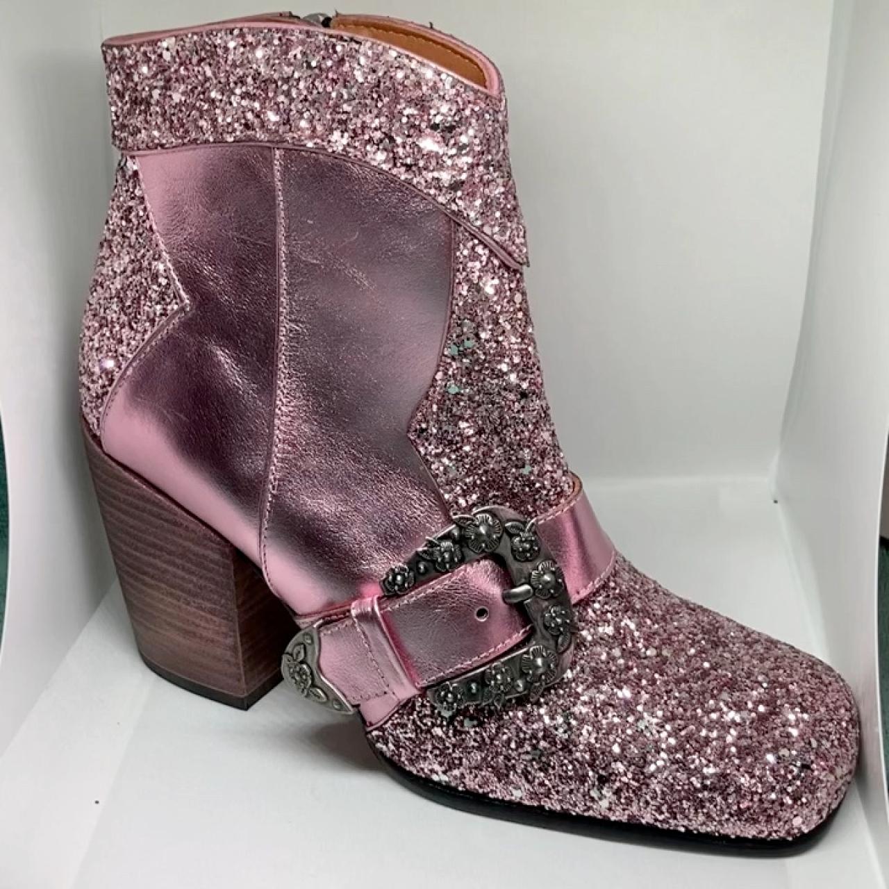 coach glitter boots