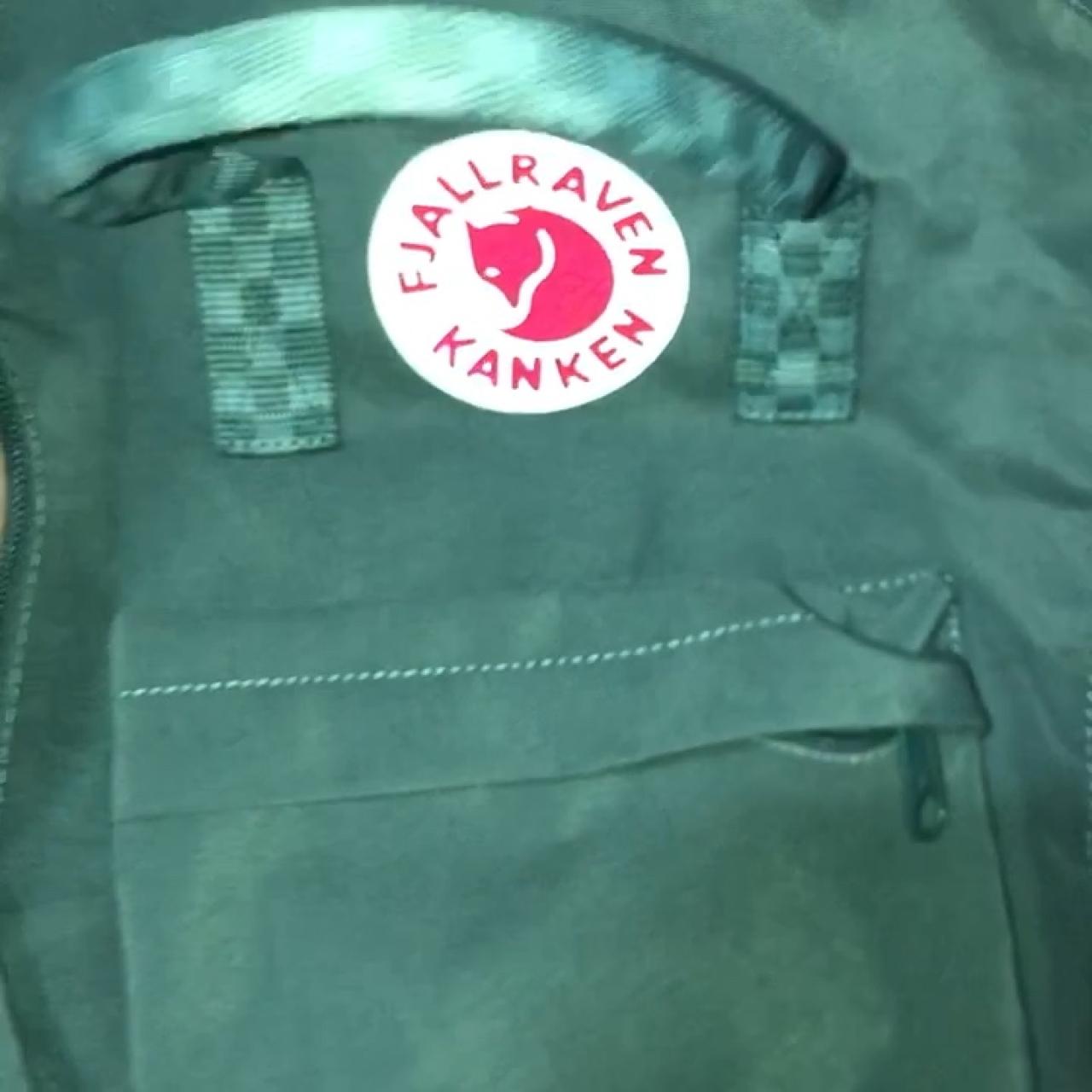 frost green checkered kanken