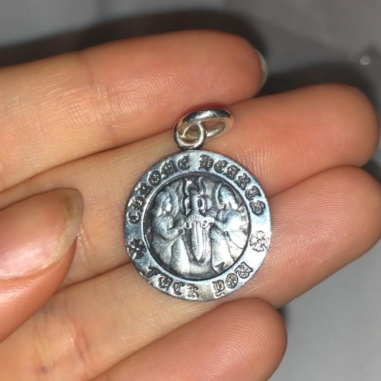 CHROME HEARTS FUCK YOU NECKLACE CHARM PENDANT. | Depop