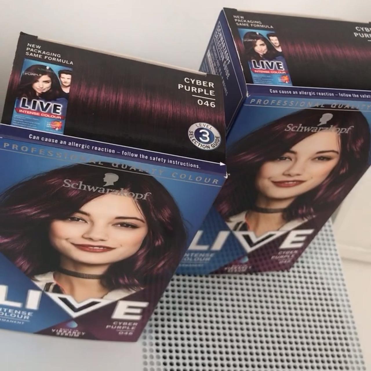 Schwarzkopf Cyber Purple Hair Dye Brand New In Depop