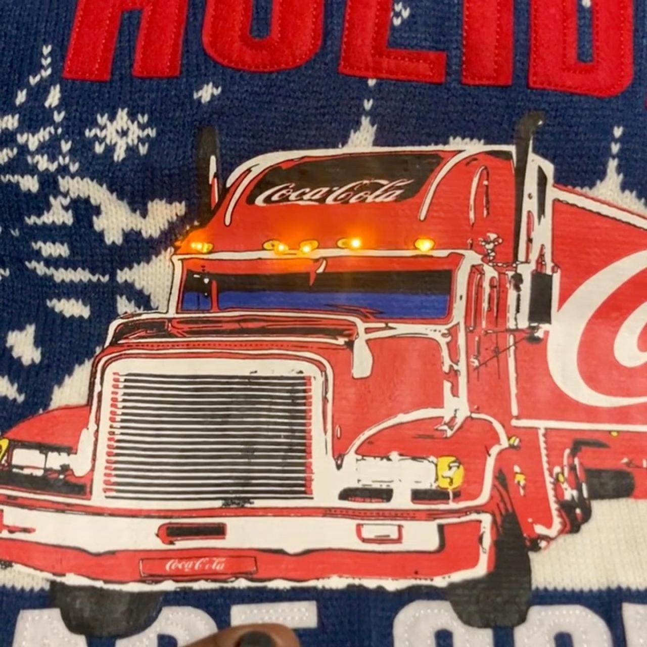 Coca cola 2024 truck christmas jumper