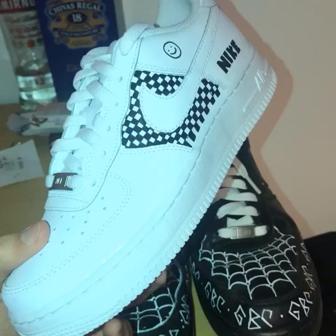 Lil Peep Air Force 1 Customs White Can Do This For Depop